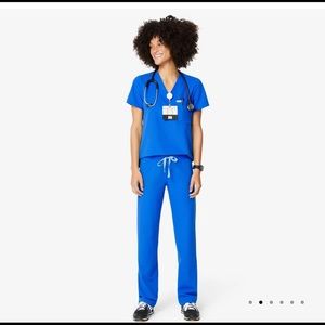 Figs Royal Blue Livingston M Tall